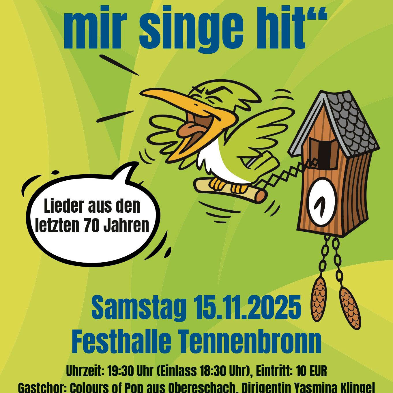 Plakat zum Konzert