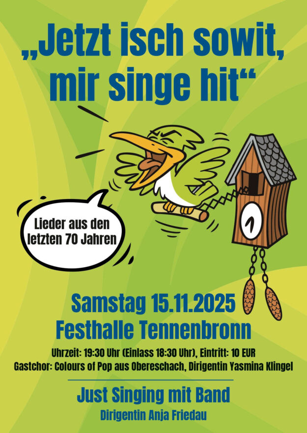 Plakat zum Konzert